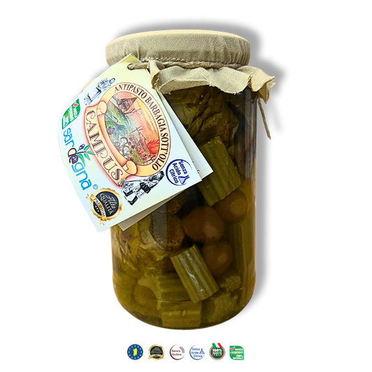 Antipasto Barbagia Sott’Olio – natürlicher Antipasti-Sardi Mix