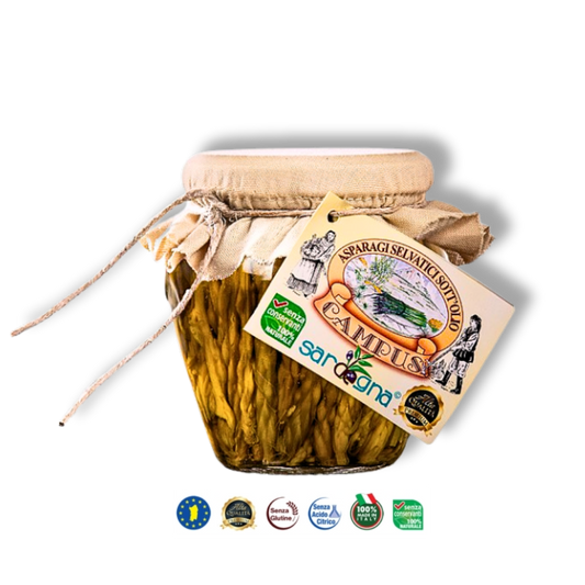 Asparagi Selvatici Sott’Olio – Wilder Spargel in Olivenöl von Campus aus Sardinien