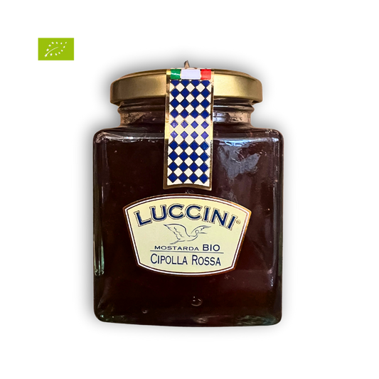BIO Mostarda di Cipolla Rossa – Zwiebel Senfsauce von Luccini