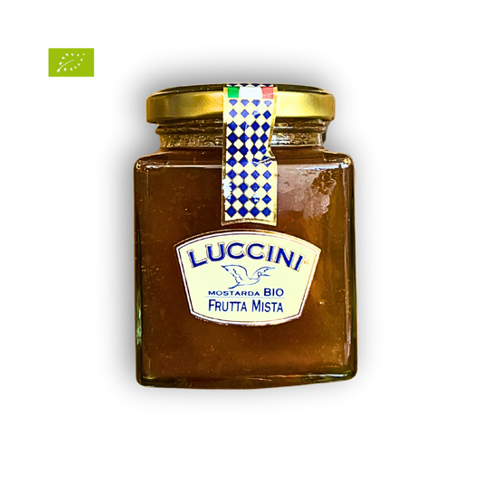 BIO Mostarda di Frutta Mista – Fruchtige Bio Senfsauce von Luccini aus Bio Früchten aus Sizilien