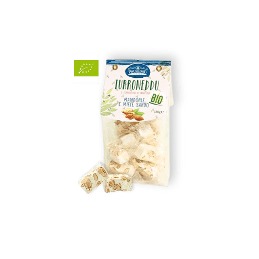BIO Torroncini "Torroneddu" mit Mandeln - Bio Torrone aus Sardinien - Sapori Sardi