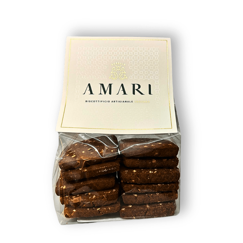 Biscotti con nocciole e cacao - Italienische Kekse mit Haselnuss & Kakao aus der Toskana von Amari