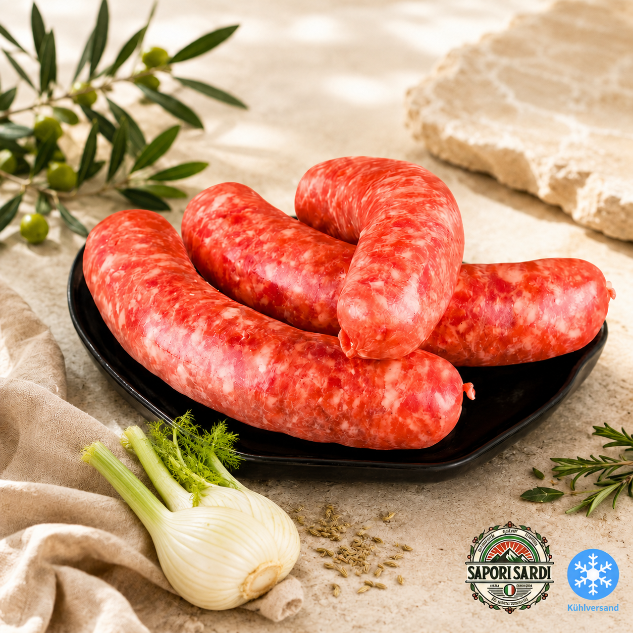 Frische Salsiccia – Italienische Bratwurst in Premium-Qualität – Sapori Sardi