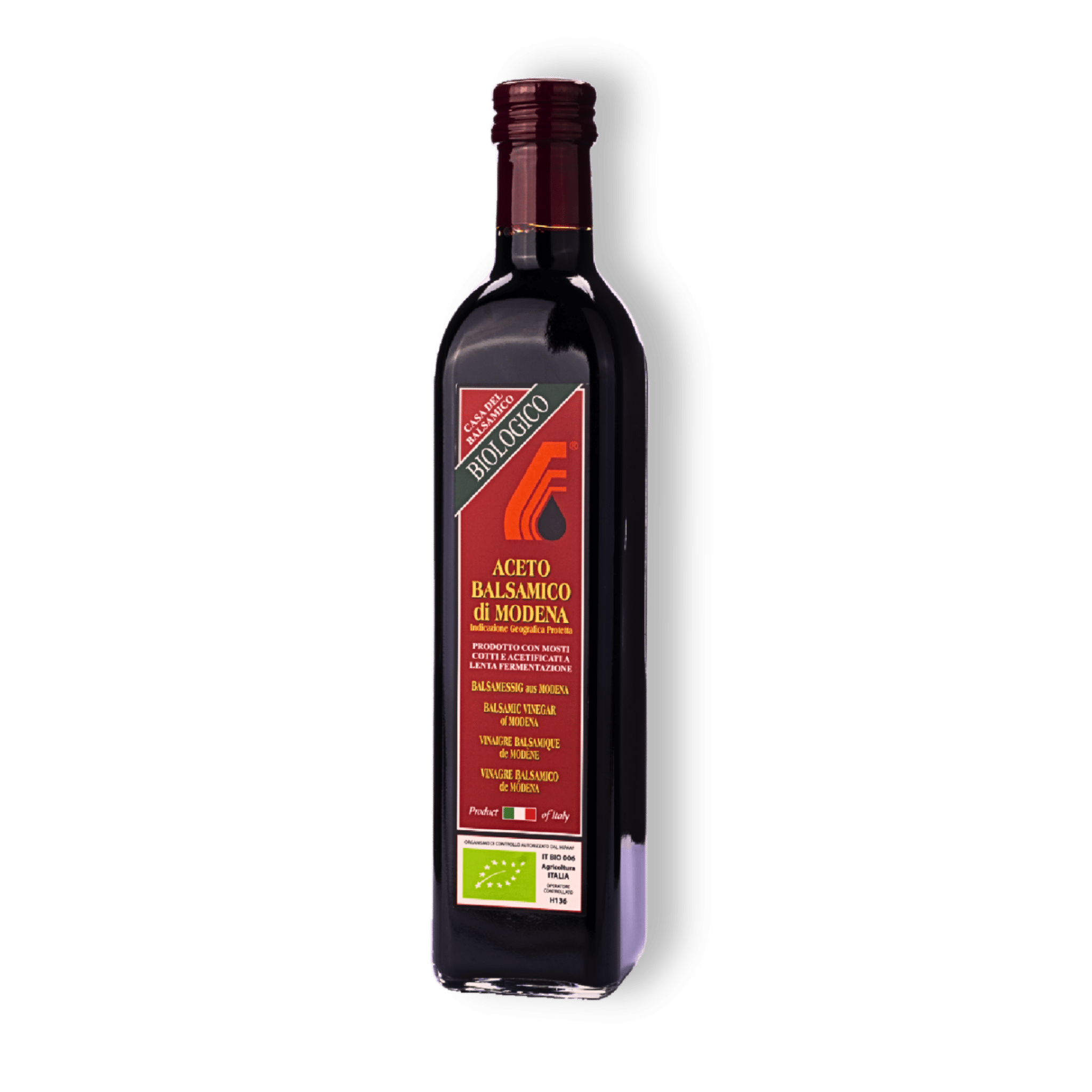 BIO Aceto Balsamico di Modena - Rosso - italienischer BIO Essig von Casa del Balsamico - Sapori Sardi
