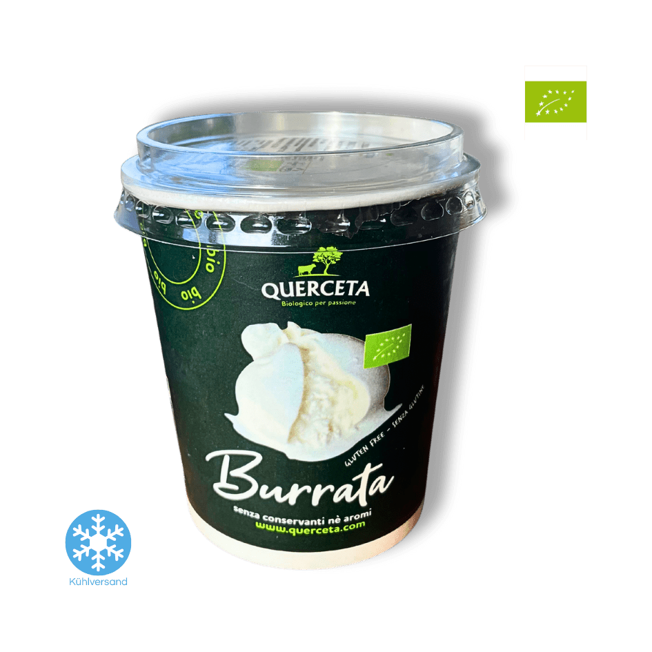 BIO Burrata im Becher – 2x125gr. Cremig Mild aus Apulien
