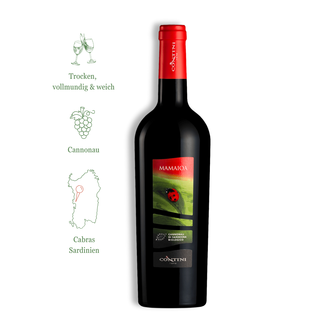 BIO Mamaioa Rosso – Cannonau di Sardegna DOC Contini