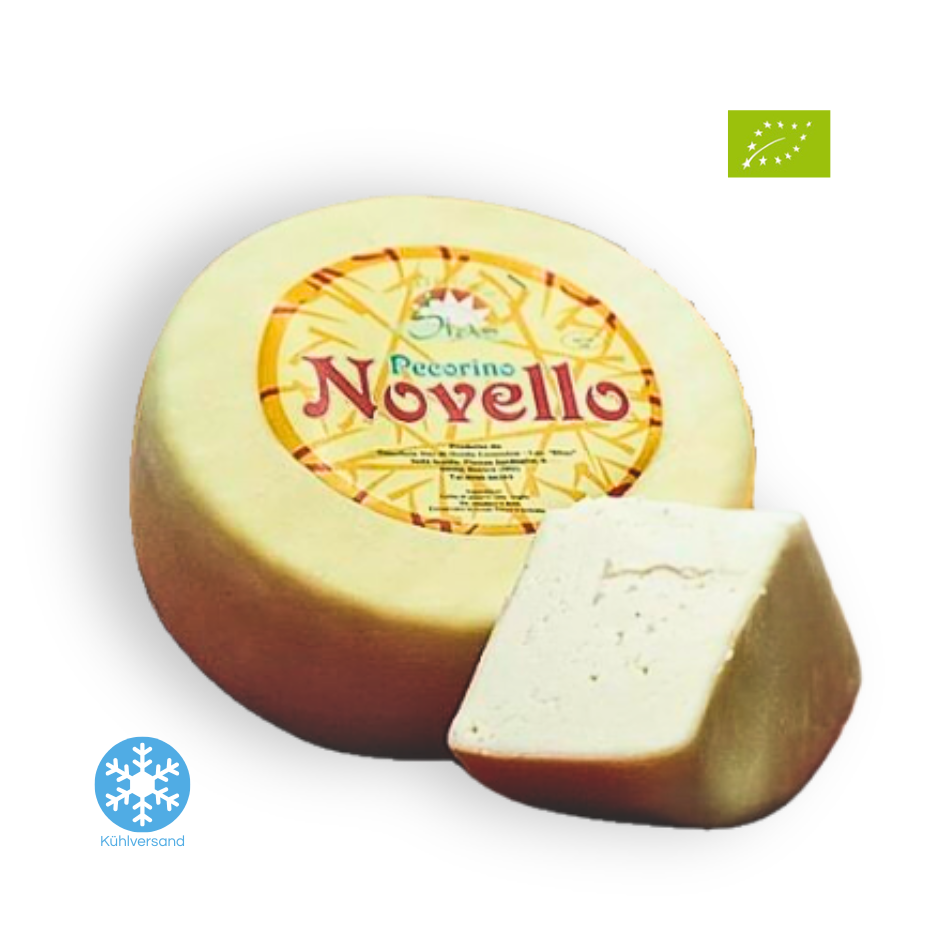 BIO Pecorino Novello – sehr junger Schafskäse aus Sardinien –  Süß/Mild