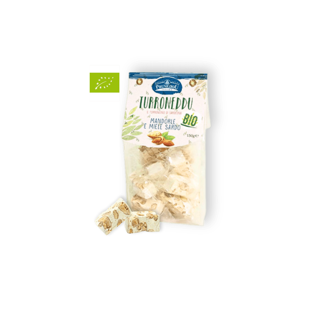 BIO Torroncini "Torroneddu" mit Mandeln - Bio Torrone aus Sardinien - Sapori Sardi