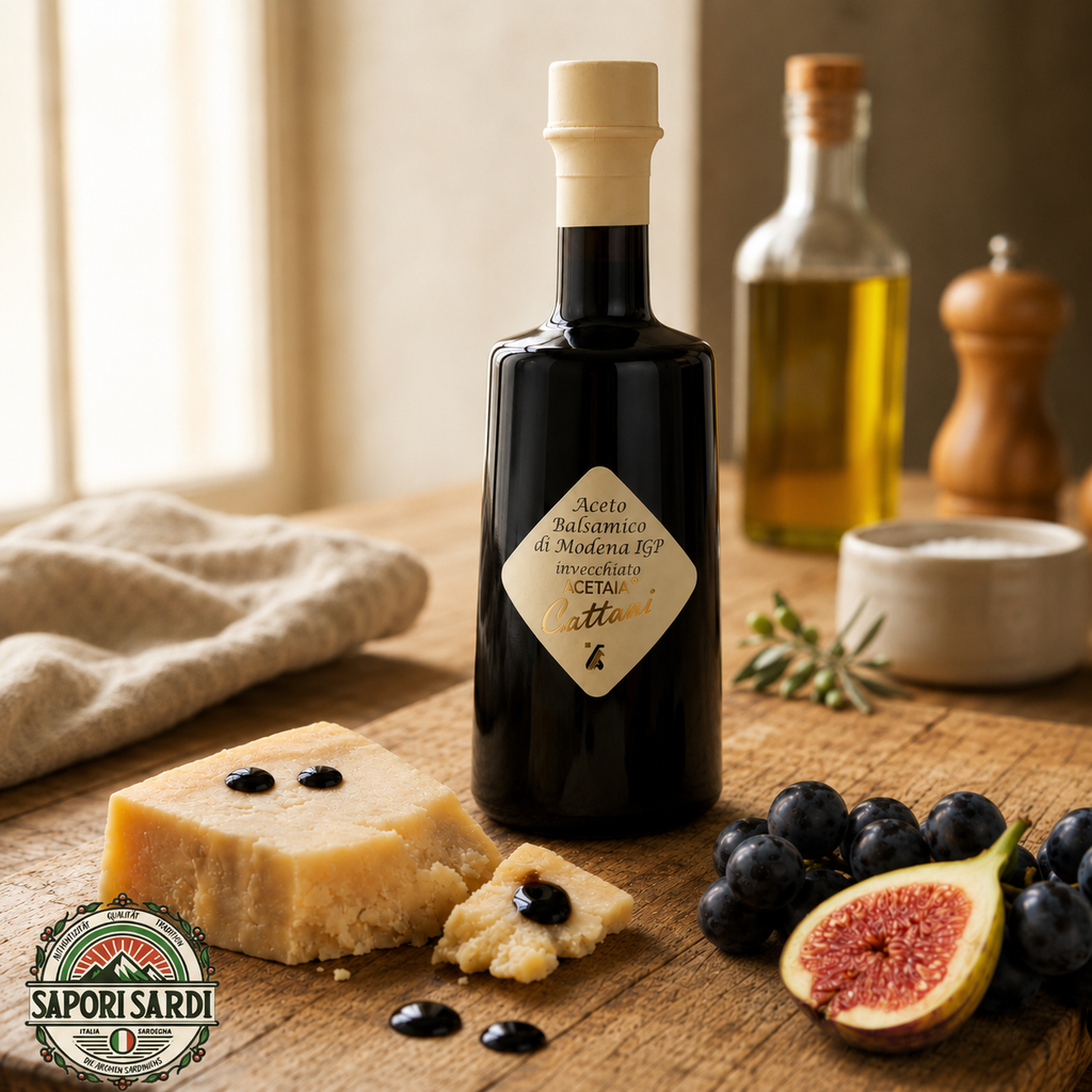BIO Aceto Balsamico di Modena Invecchiato IGP mit Parmesan