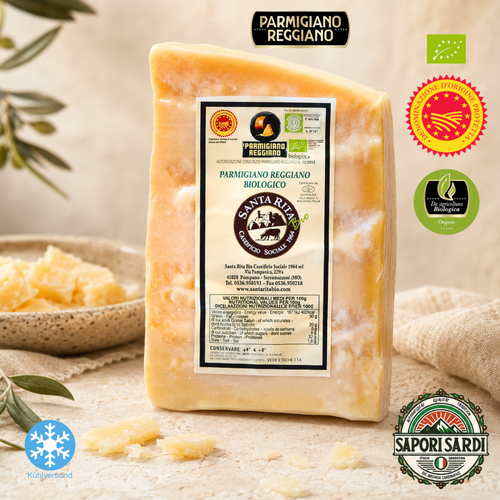BIO Parmigiano Reggiano 17 Monate Reifung von Santa Rita.