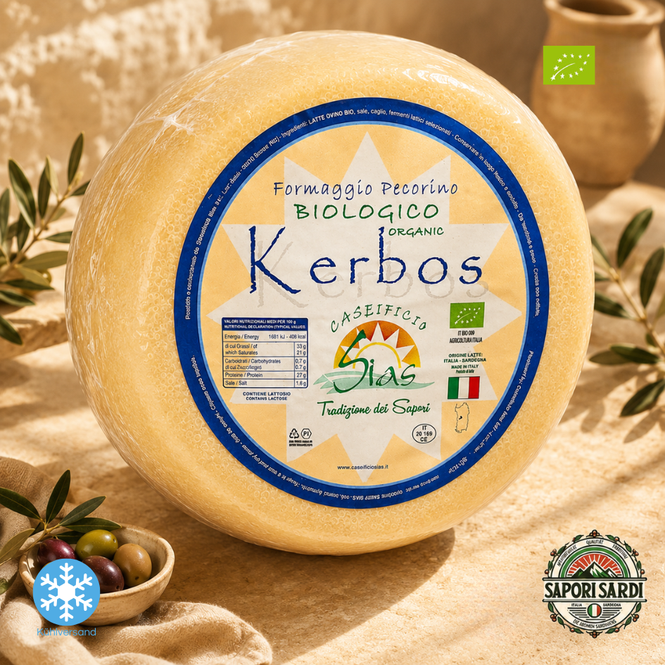 BIO Pecorino "Kerbos" – biologischer Schafskäse aus Sardinien - Mild/Süß