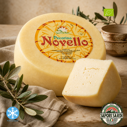 BIO Pecorino Novello – sehr junger Schafskäse aus Sardinien –  Süß/Mild