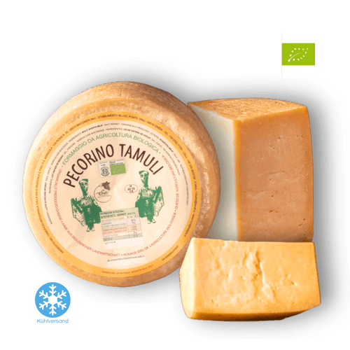 BIO Pecorino "Tamuli" - Traditioneller Schafskäse aus Sardinien - Pikant-Kräftig - Sapori Sardi