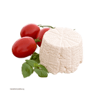 Bio Ricotta von Querceta mit Tomaten.