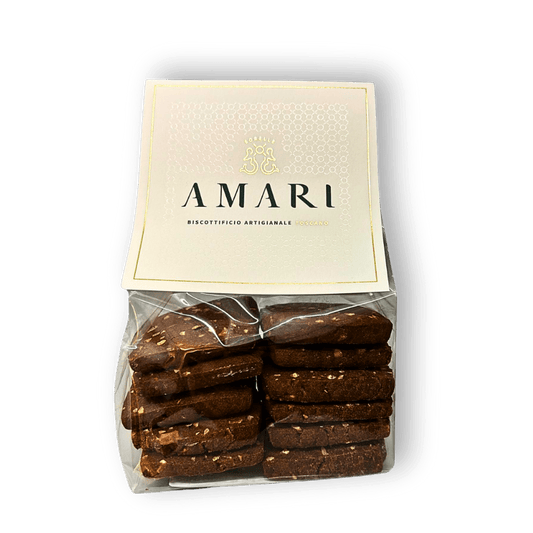 Biscotti con nocciole e cacao - Italienische Kekse mit Haselnuss & Kakao aus der Toskana von Amari