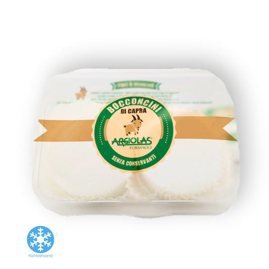 Bocconcini di Capra – Ziegenfrischkäse aus Sardinien. Ziegenkäse.