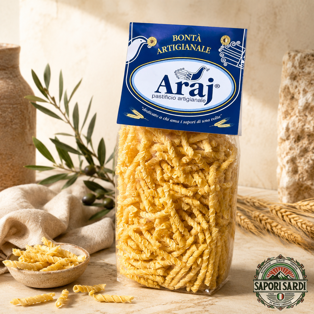 Busiate (Busada) - Handgemachte traditionell sizilianische Pasta aus Sardinien