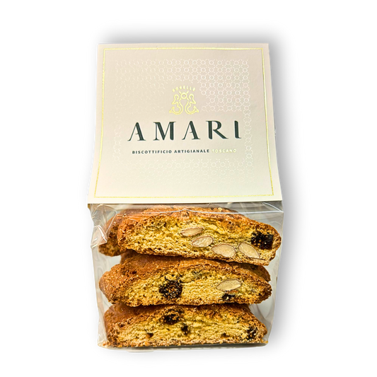 Cantuccini Fichi e Mandorle - italienische Kekse Handgefertigt mit Feige und Mandeln.