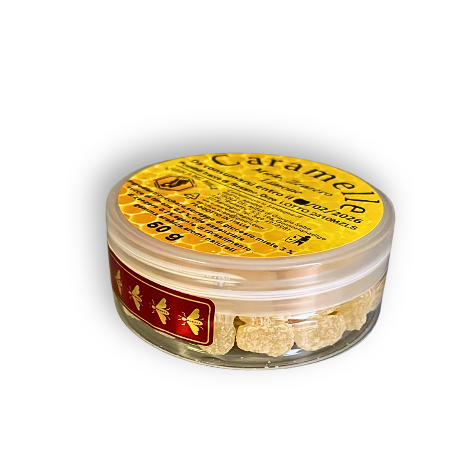 Caramelle Miele, Zenzero e Limone – Erfrischende Honigbonbons mit Ingwer & Zitrone