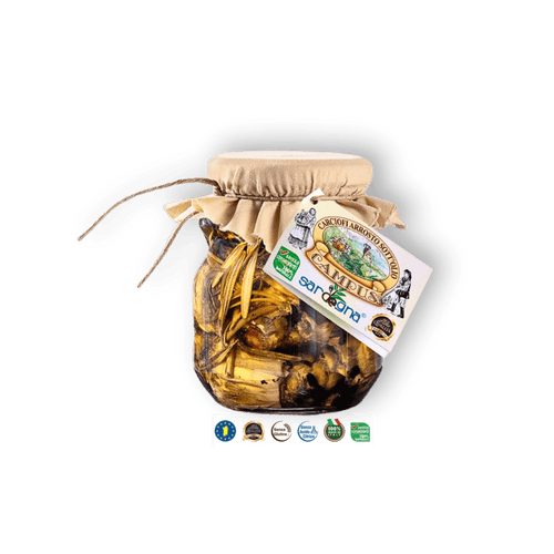 Carciofi arrosto sott’olio - Geröstete Artischocken eingelegt in Öl aus Sardinien - Sapori Sardi