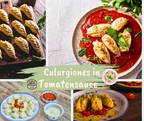 Culurgiones - gefüllte sardische Teigtaschen mit Tomatensauce, Basilikum und Pecorino