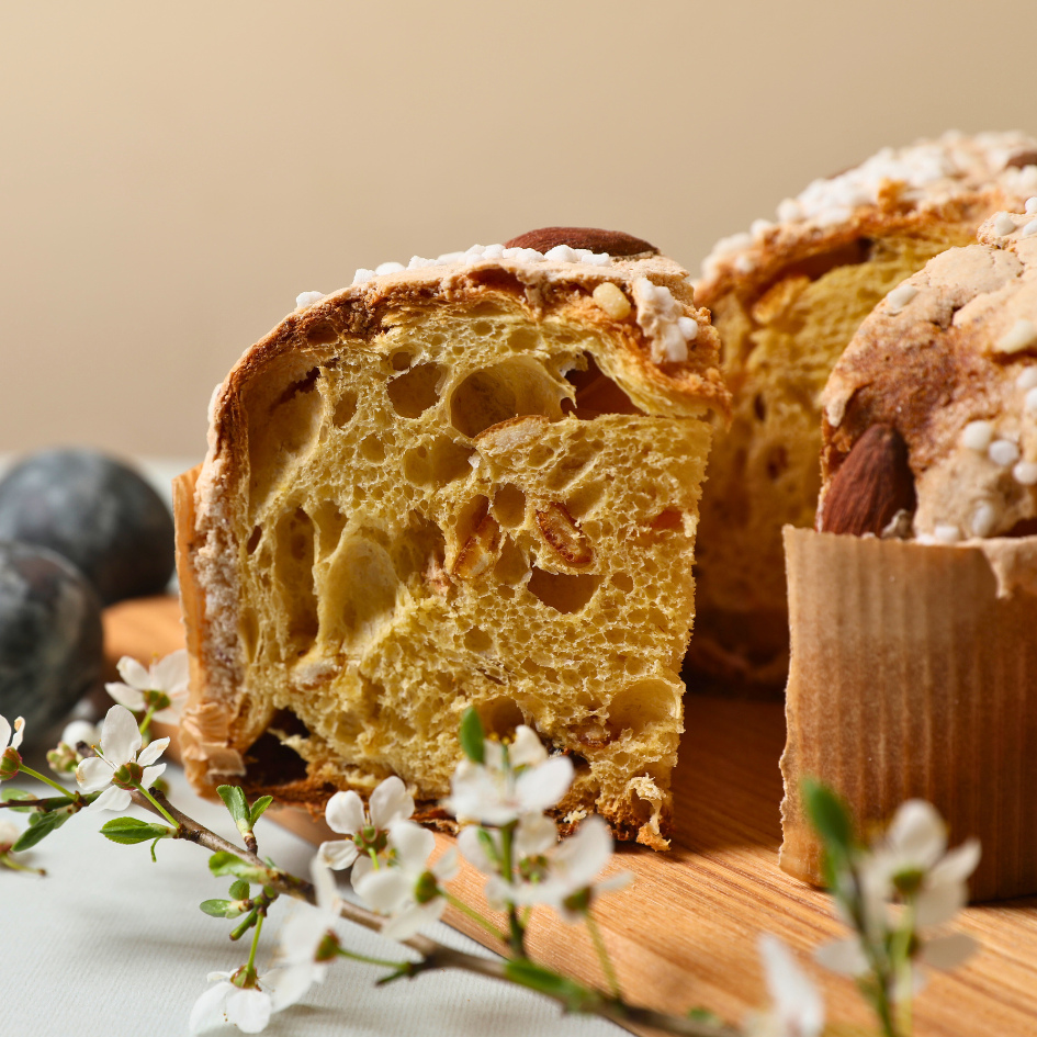 Colomba Pasquale aufgeschnitten