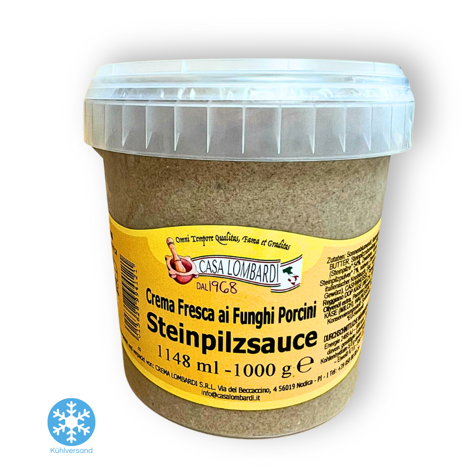 Crema ai Funghi Porcini – Toskana Steinpilz Pasta Soße Casa Lombardi