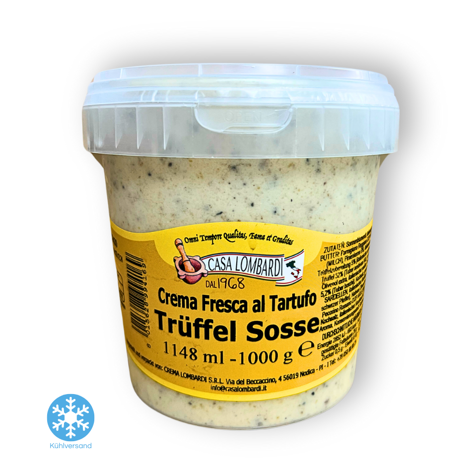 Crema al Tartufo – italienische Trüffelsoße von Casa Lombardi für Trüffel Pasta