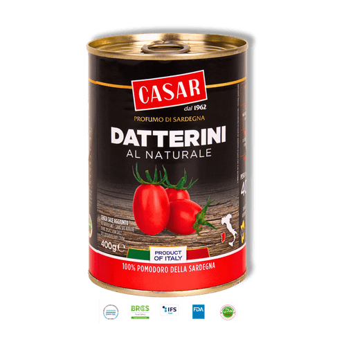 Datterini al naturale - Datteltomaten in eigenem Saft aus Sardinien - Sapori Sardi