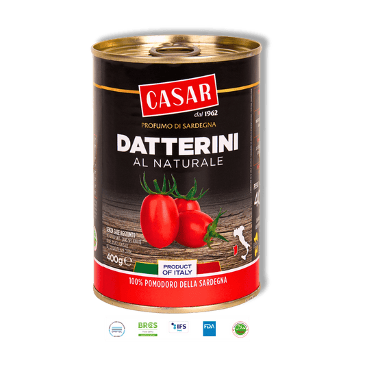 Datterini al naturale - Datteltomaten in eigenem Saft aus Sardinien - Sapori Sardi