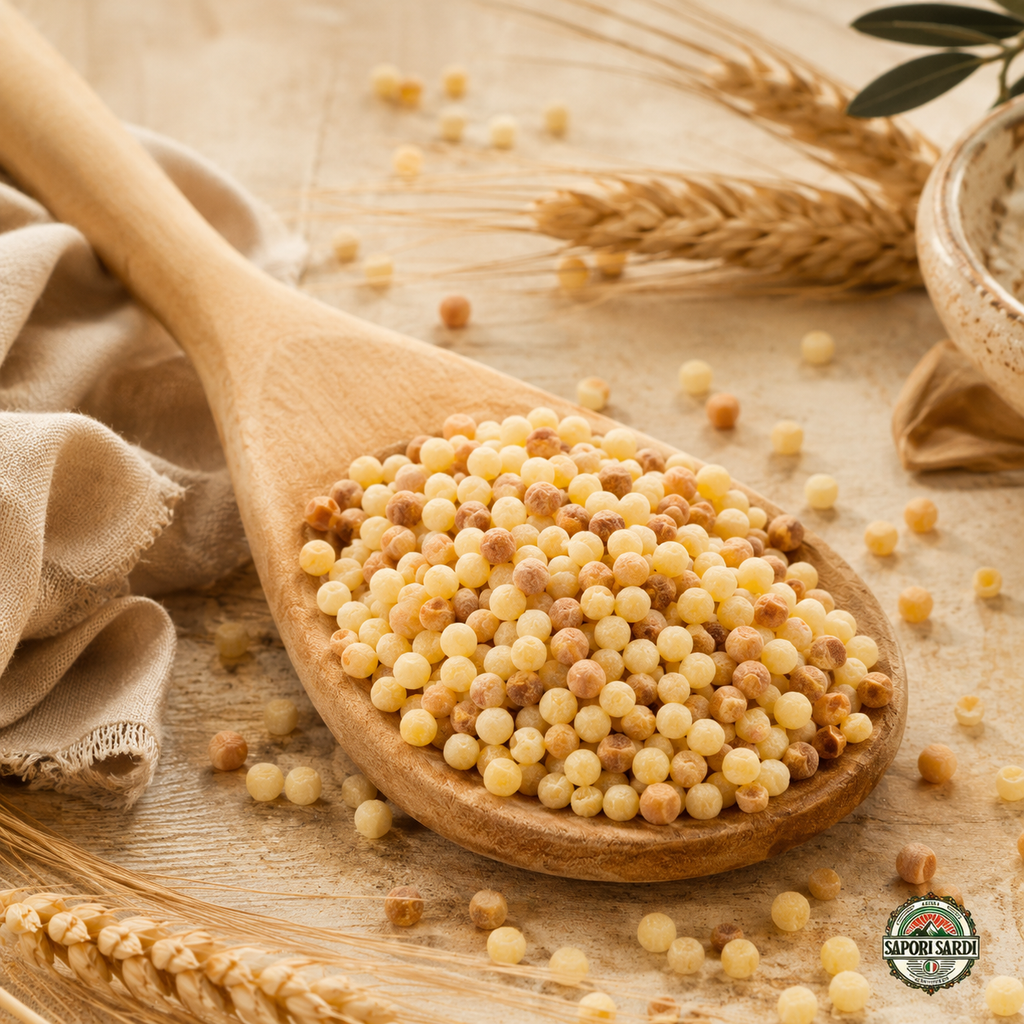 Fregola Sarda Grossa - traditionelle handgefertigte Pasta aus Sardinien