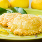 Frische Seadas, Sebadas, mit Honig.