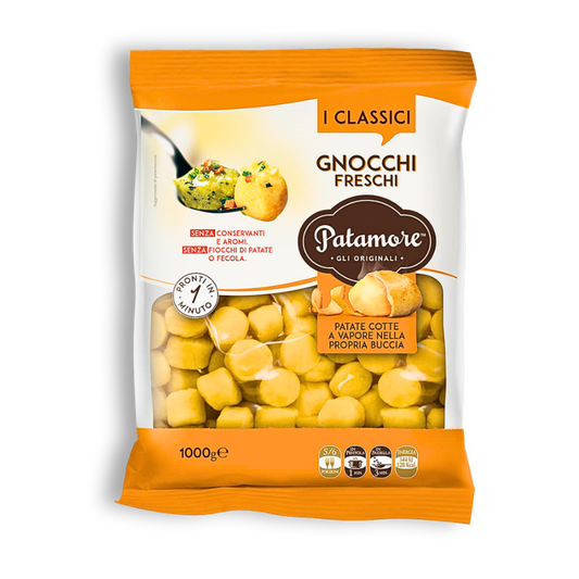 Frische handgemachte Gnocchi von Patmore aus Italien.