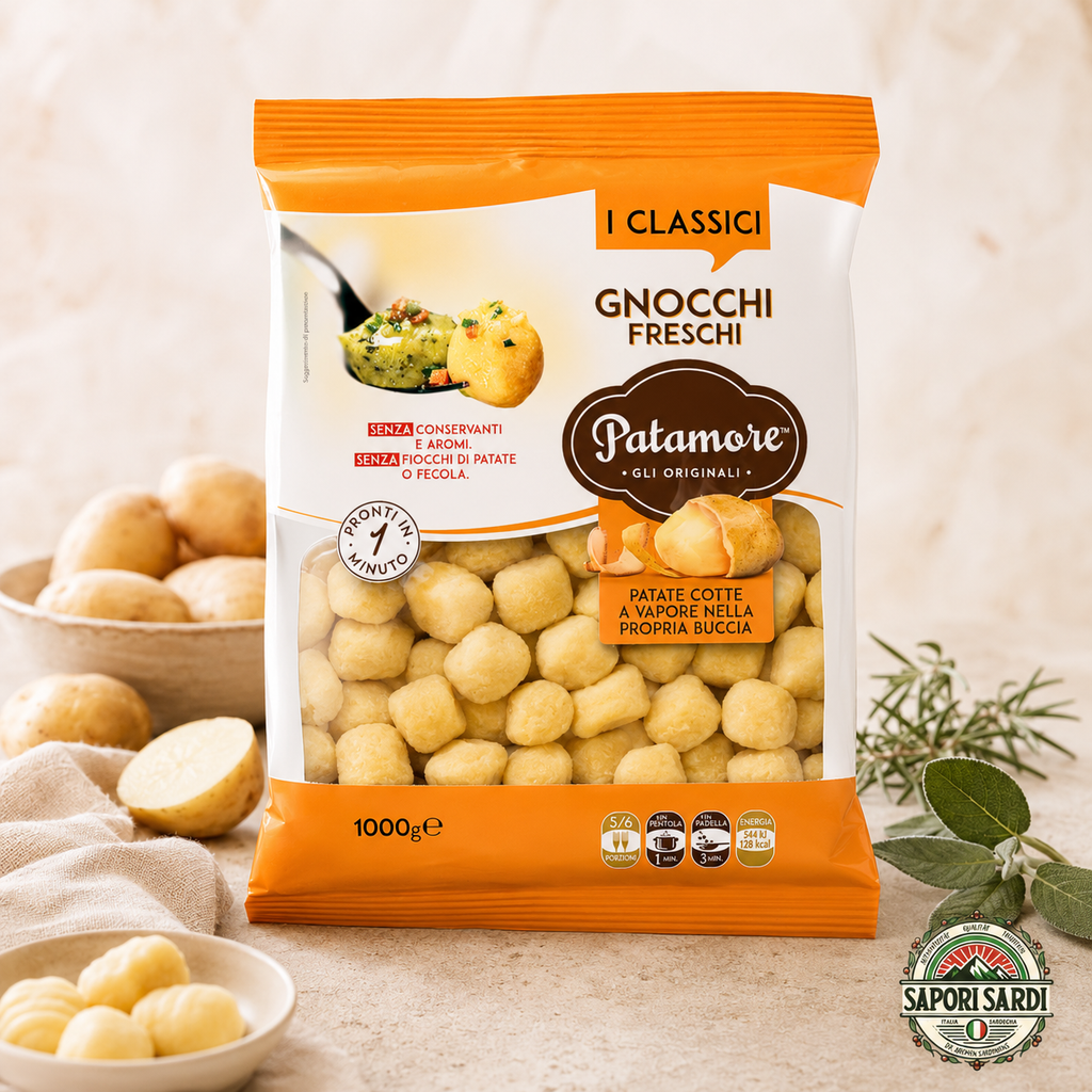 Frische handgemachte Gnocchi von Patmore aus Italien.