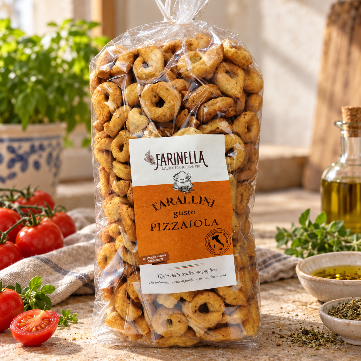 Tarallini gusto Pizzaiola – Apulische Tarallini