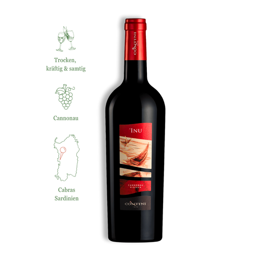 INU Riserva Cannonau di Sardegna Riserva DOC. Wein aus Sardinien.