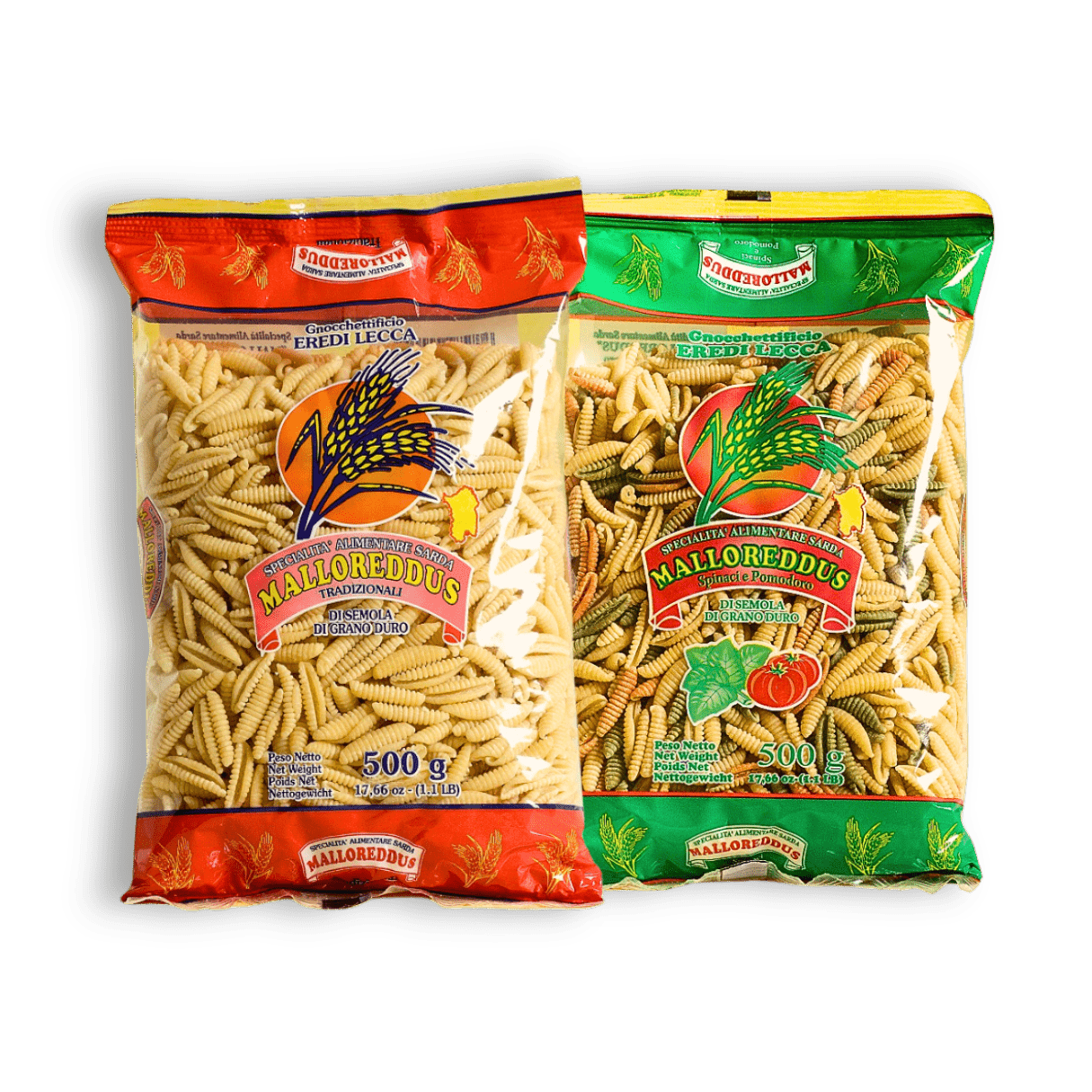 Gnocchetti Sardi Paket - Traditionelle Malloreddus Pasta aus Sardinien im Doppelpack - Sapori Sardi