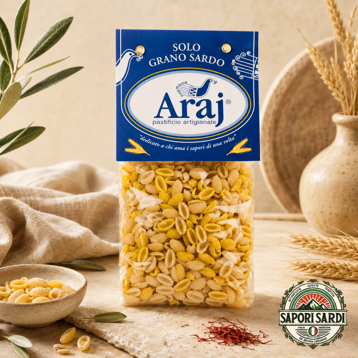 Malloreddus al Zafferano – Sardische Pasta mit Safran