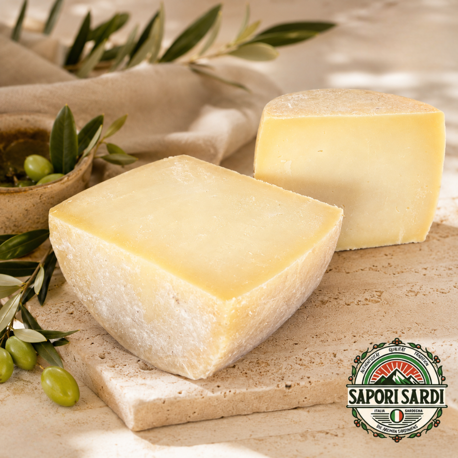 BIO Pecorino Norax - Traditioneller Schafskäse aus Sardinien - Mild - Sapori Sardi