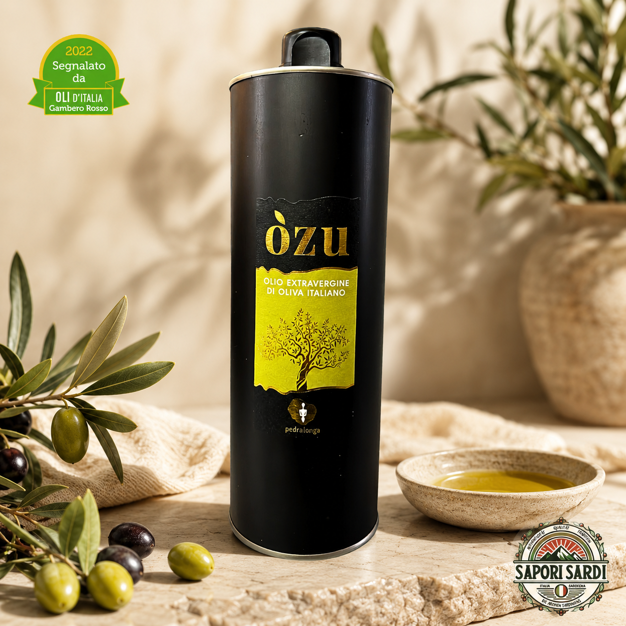 Òzu 1L – familieneigenes Olivenöl Extra Vergine - aromatisch/würzig