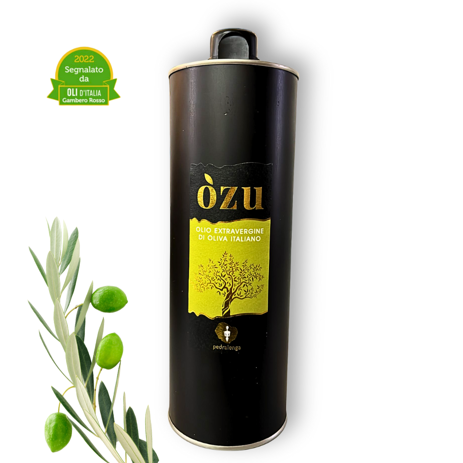 Olivenöl Extra Vergine in der praktischen lichtundurchlässigen 1 Liter Aluminiumdose.
