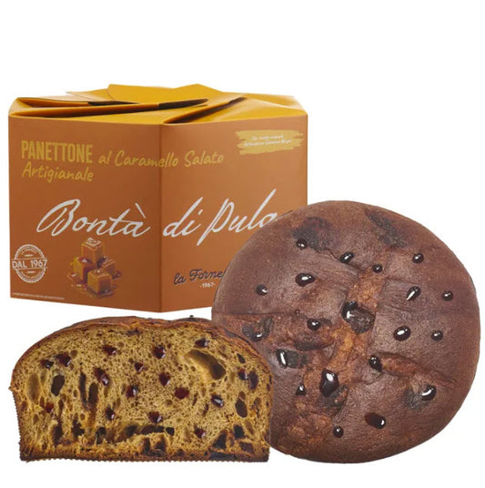 Panettone mit gesalzenem Karamell von la Forneria - Bontà di Pula