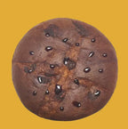 Panettone mit Karamell von oben