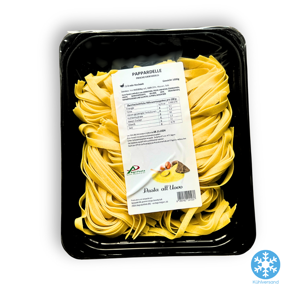 Pappardelle – Frische Breitbandnudeln nach italienischer Tradition