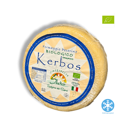 BIO Pecorino "Kerbos" – biologischer Schafskäse - Mild/Süß