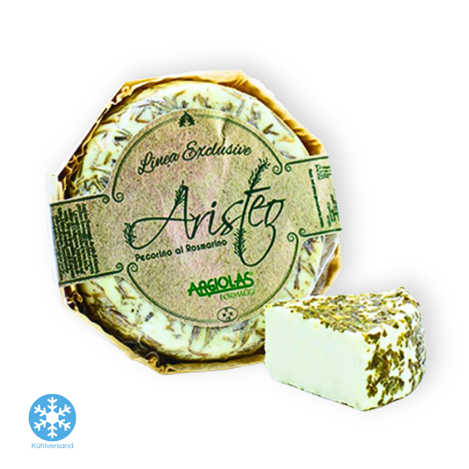 Pecorino Weichkäse mit Rosmarin aus Sardinien von Argiolas