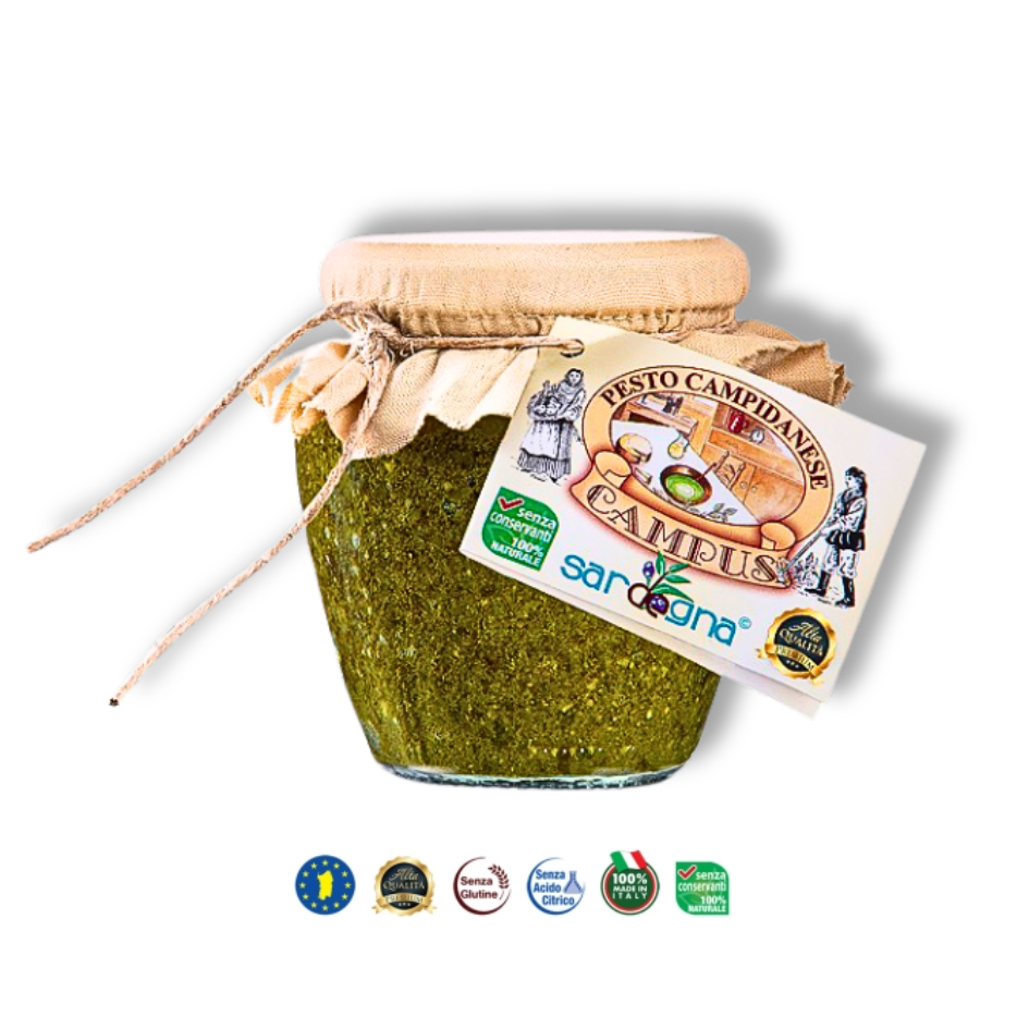 Pesto Campidanese - Traditionelles Pesto aus Sardinien