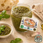 Pesto Campidanese - Traditionelles Pesto aus Sardinien geöffnet