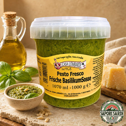 Frisches Pesto Genovese – Traditionelles Basilikum Pesto von Casa Lombardi