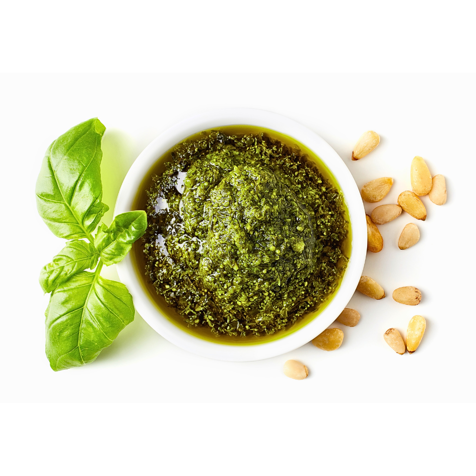 Pesto mit ganzen Pinienkerne & Basilico Genovese DOP